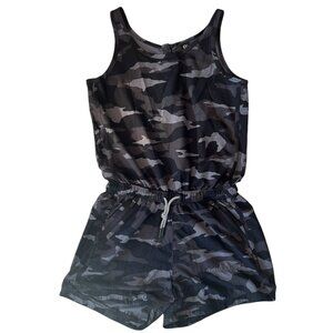 Athleta Girl Camo Athletic Wear Romper 12